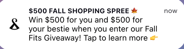 push notification