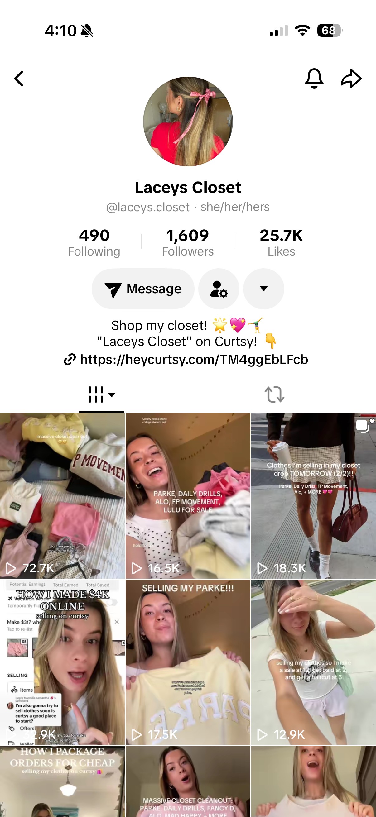 tiktok profile