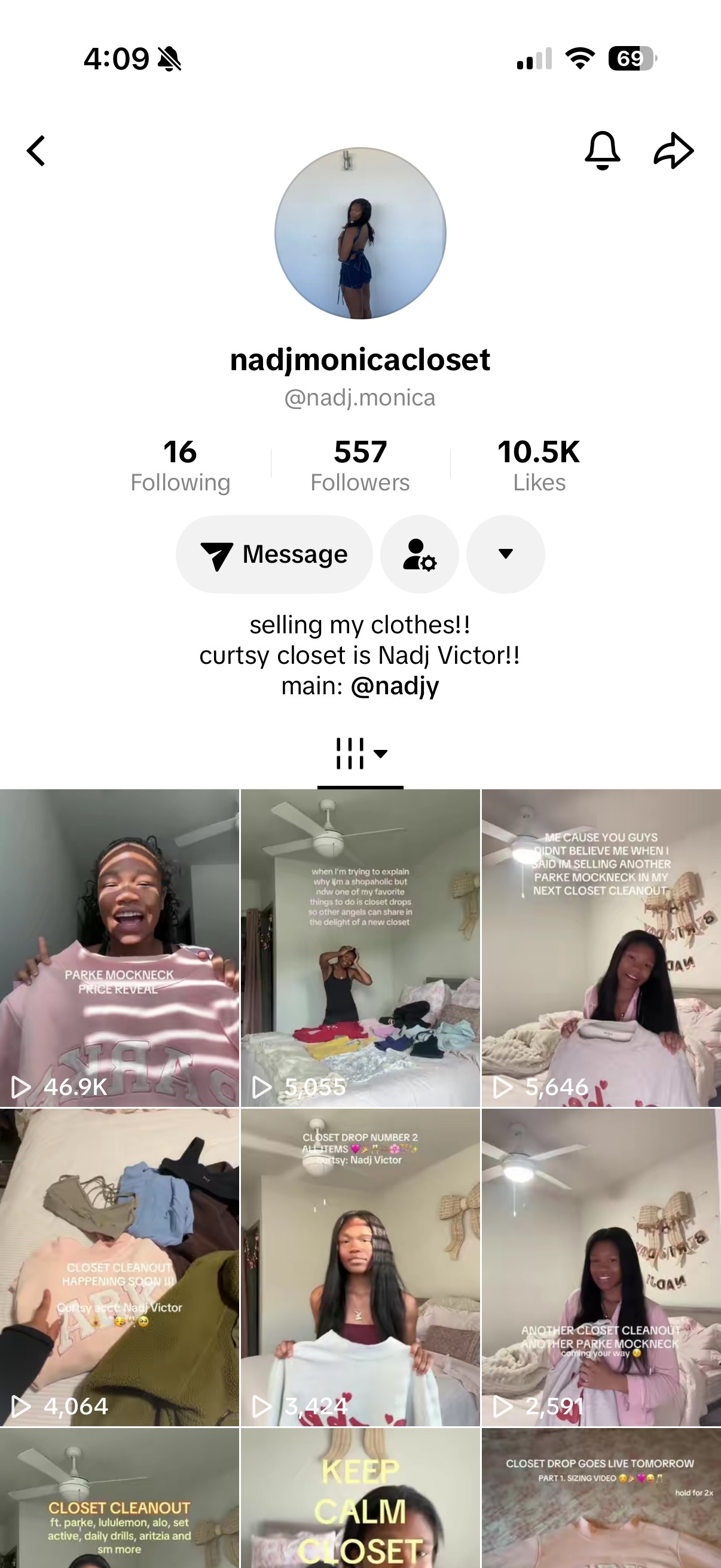 tiktok profile